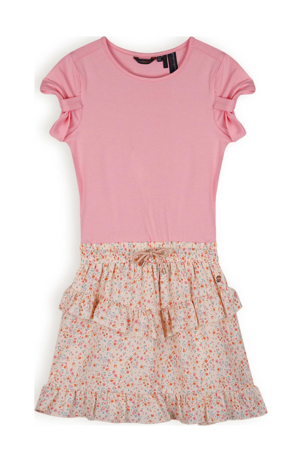 Zoe raya jurk -lange mouwen  - viscose- nona bloemen