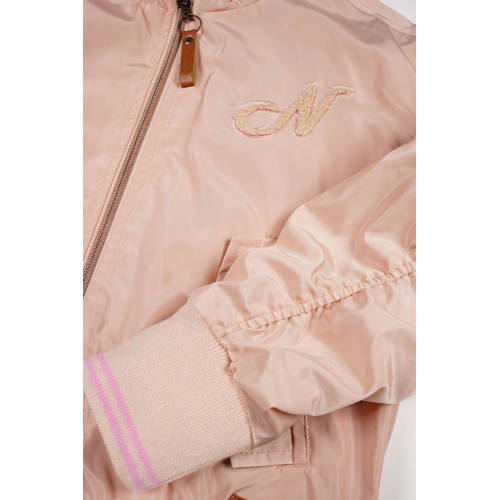NONO zomerjas Bella rozezand Meisjes Polyester Capuchon Effen 104