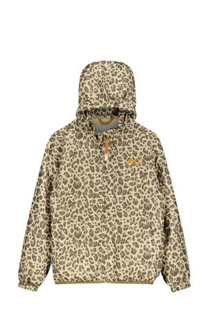 zomerjas met panterprint beige