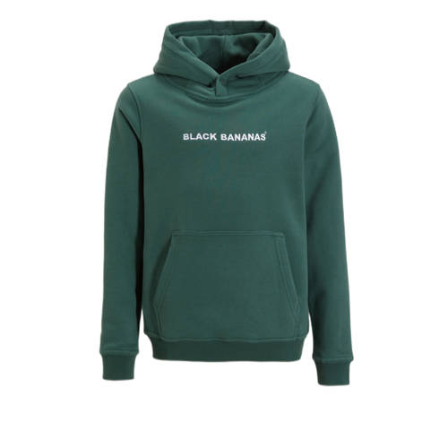 BLACK BANANAS hoodie groen Sweater Effen
