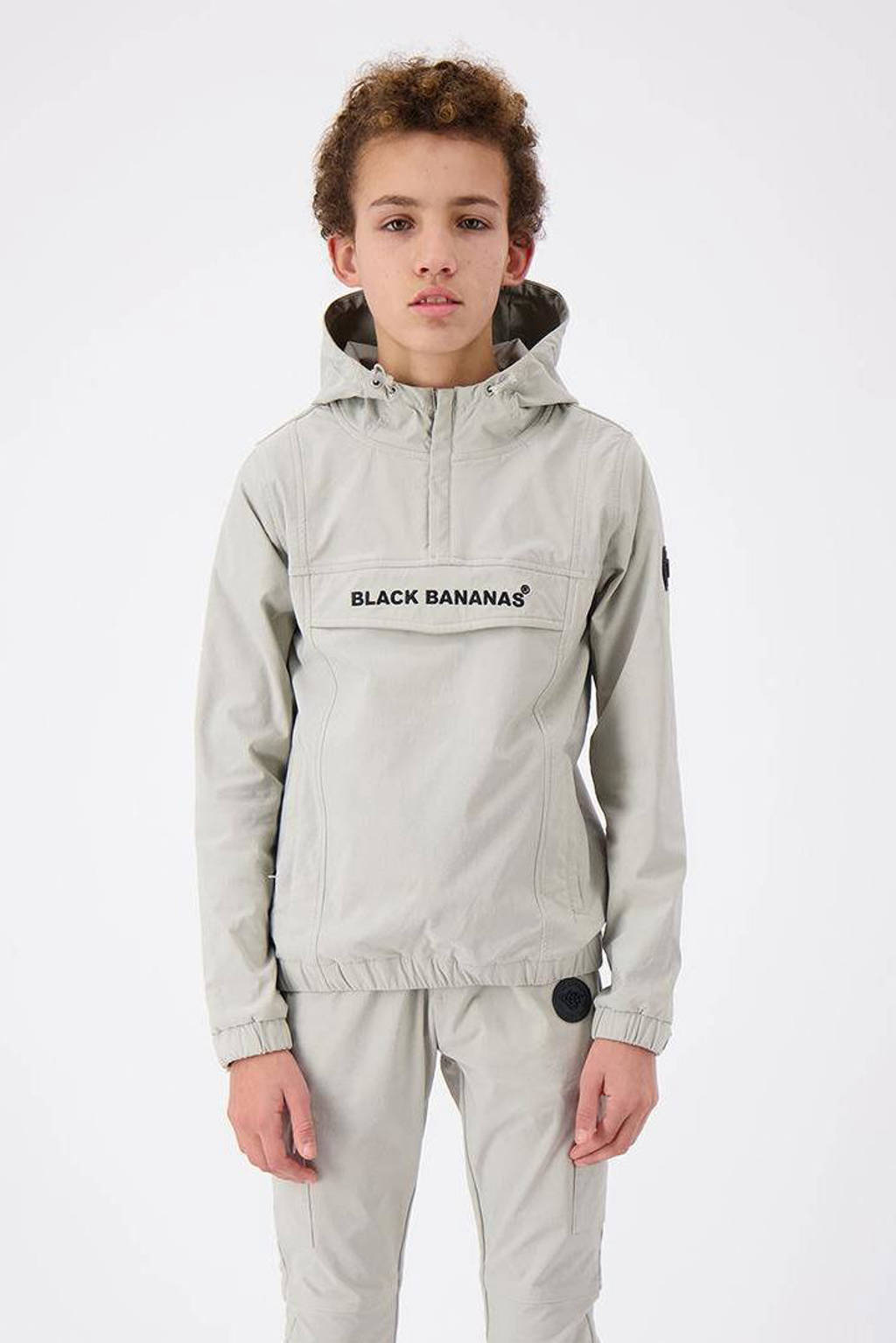 Trainingspak Black Bananas Regenjas Bananas Hooded Black Bananas