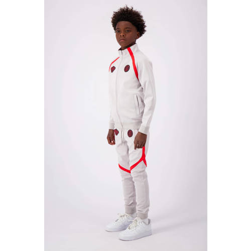 BLACK BANANAS sweater grijs Vest Effen 128 | Vest van