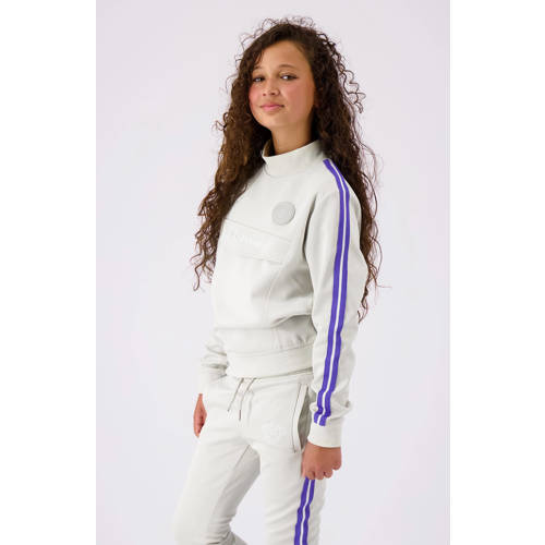 BLACK BANANAS sweater grijs Effen 128 | Sweater van