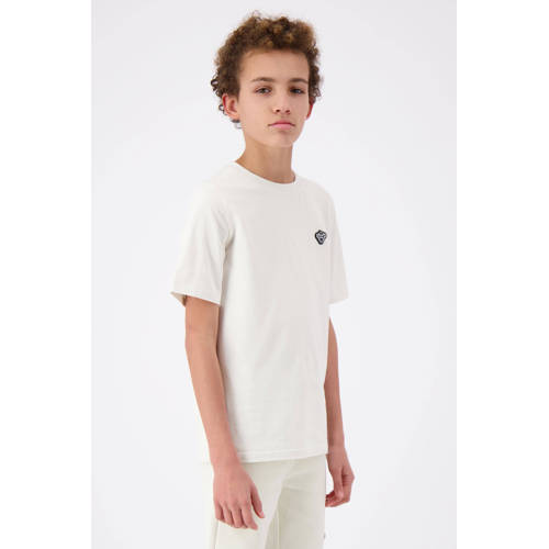 BLACK BANANAS T-shirt ecru Jongens Katoen Ronde hals Effen 128