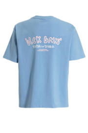 thumbnail: Blauwe jongens BLACK BANANAS T-shirt van stretchkatoen met korte mouwen en ronde hals