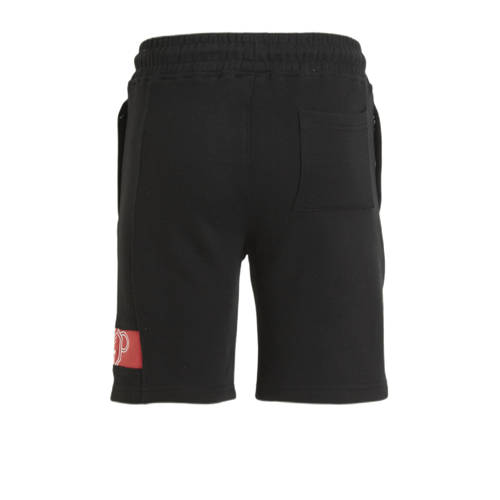 BLACK BANANAS regular fit short JR. COMMANDER zwart Korte broek Jongens Stretchkatoen 176