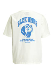 thumbnail: BLACK BANANAS T-shirt JR. TRANSFORM met backprint ecru
