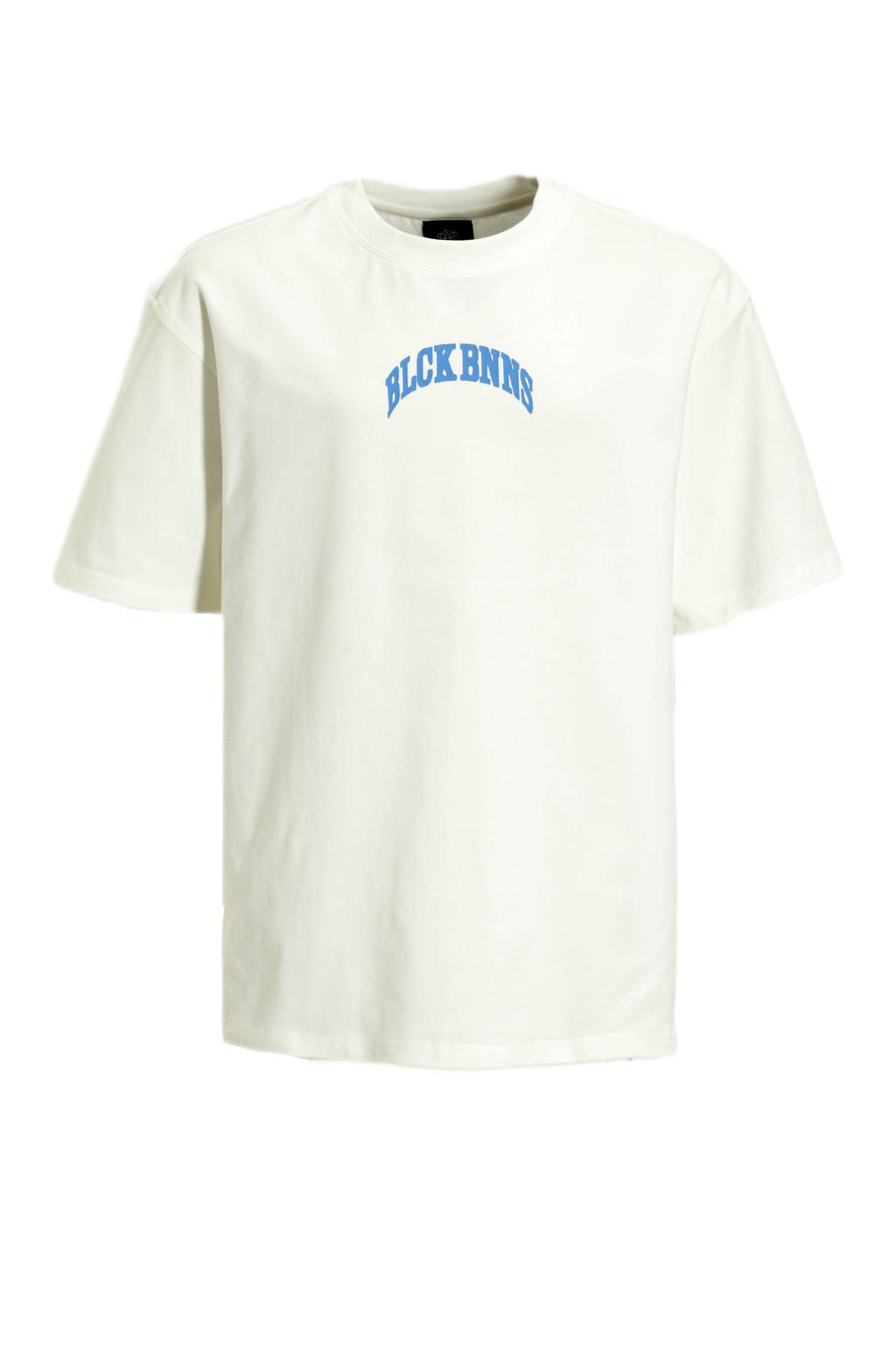 BLACK BANANAS T-shirt JR. TRANSFORM met backprint ecru
