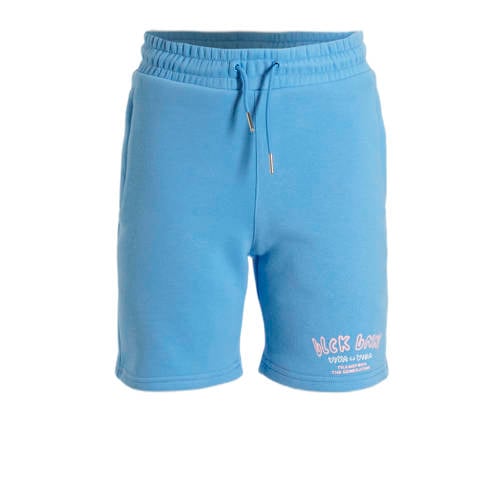 BLACK BANANAS regular fit sweatshort JR. SUNNY blauw Korte broek Jongens Stretchkatoen