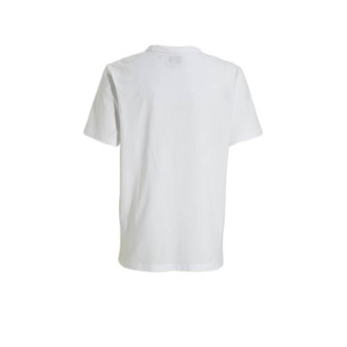 Woolrich T-shirt wit Jongens Katoen Ronde hals Effen 140