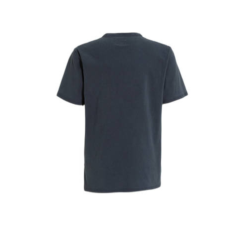 Woolrich T-shirt donkerblauw Jongens Katoen Ronde hals Effen 140