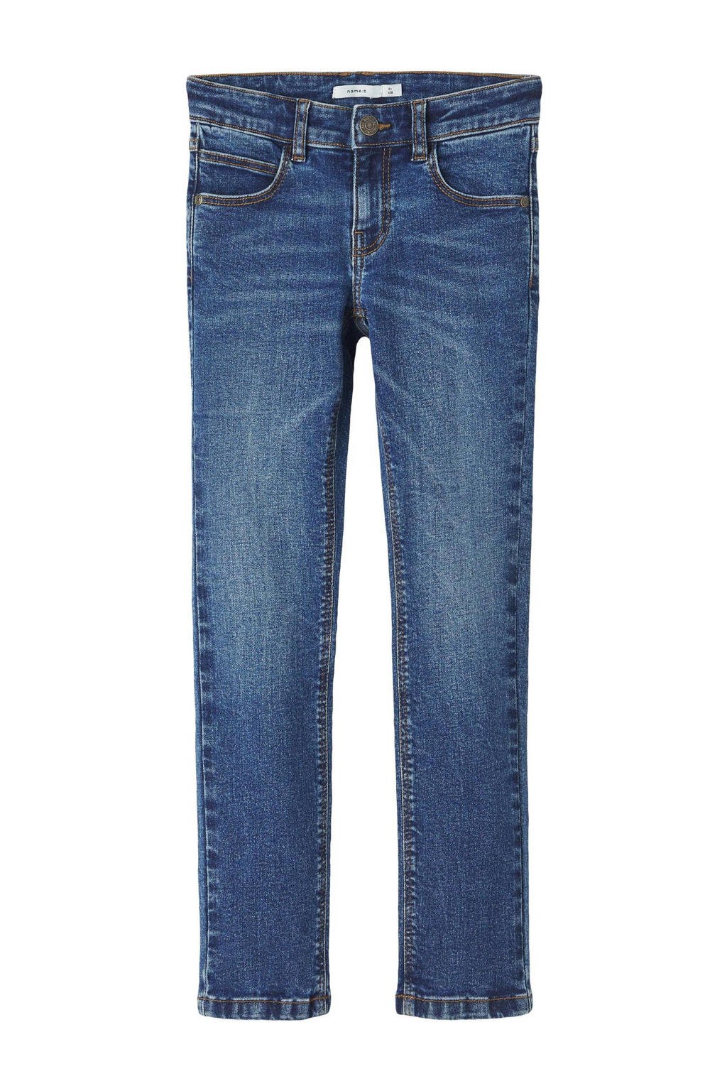 NAME IT KIDS slim fit jeans NKFSALLI medium blue denim