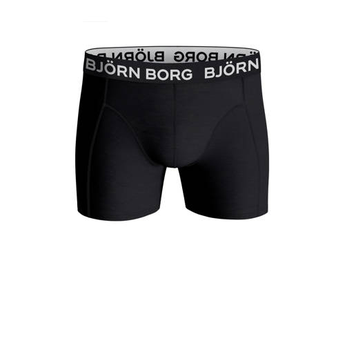 Björn Borg boxershort set van 7 donkerblauw zwart groen Jongens Stretchkatoen 158-164