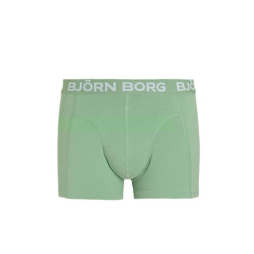 Björn Borg boxershort set van 5 zwart blauw groen Multi Jongens Stretchkatoen 146-152