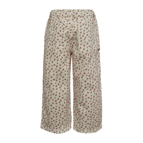 Sofie Schnoor Petit by broek met all over print ecru Meisjes Katoen All over print 104