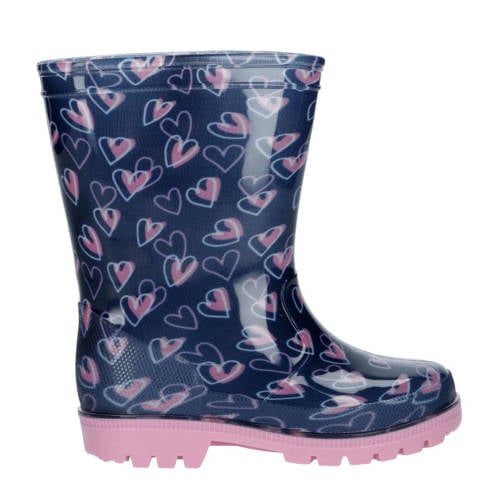 Gevavi Elis regenlaarzen donkerblauw Meisjes Rubber All over print - maat 30 afbeelding