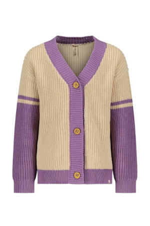 vest Harper paars/ecru