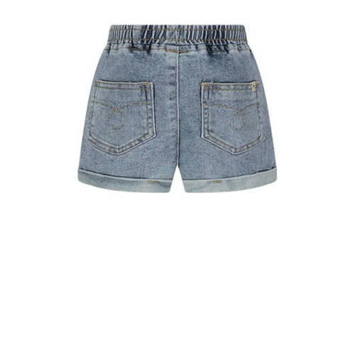 The New Chapter baby denim short Jip classic denim Korte broek Blauw Jongens Meisjes Stretchdenim 110