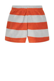 thumbnail: The New Chapter baby gestreepte badstof casual short Keesje rood/lichtblauw
