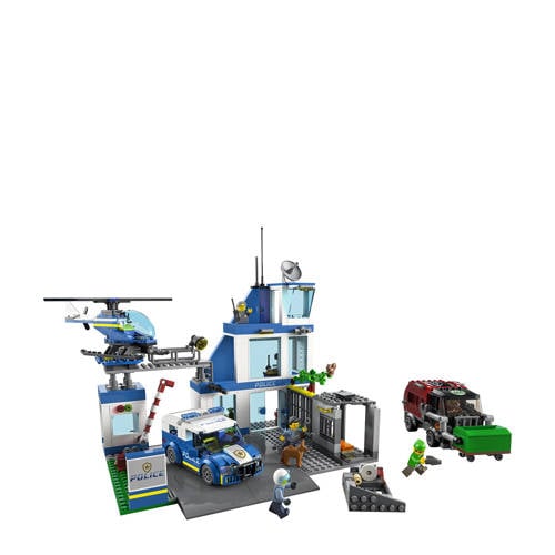Lego City Politiebureau 60316 met gratis Politiewagen speelset 60312 nvt Bouwset