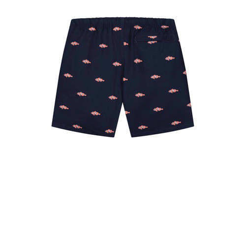 Shiwi zwemshort Clownfish donkerblauw Jongens Gerecycled polyester All over print 122 128