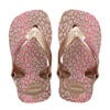 Havaianas teenslippers met hielbandje goud