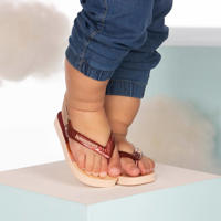 thumbnail: Havaianas teenslippers met hielbandje roze metallic