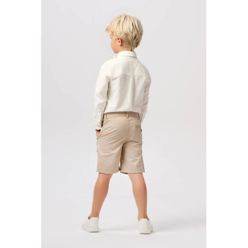 Noppies regular fit chino short Daleville beige Korte broek Jongens Katoen 80