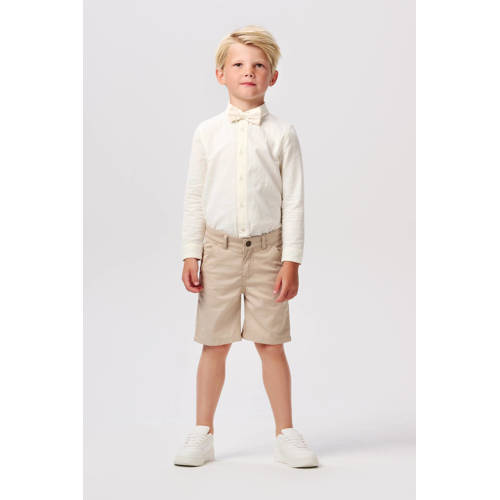 Noppies regular fit chino short Daleville beige Korte broek Jongens Katoen 80