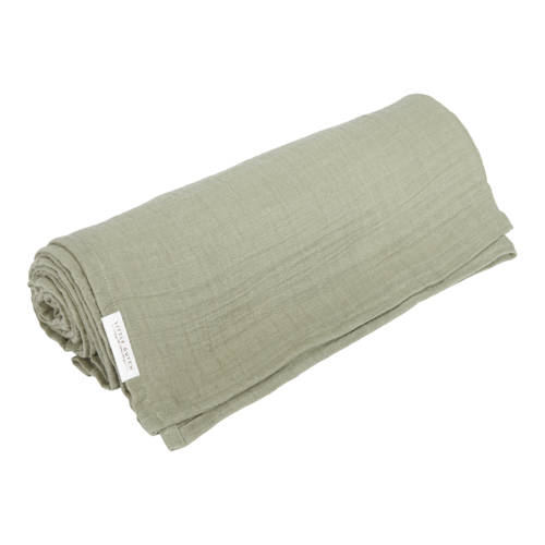 Little Dutch hydrofiele doek set van 2- Little Farm Olive Swaddle Groen