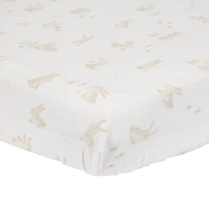 katoenen hydrofiele ledikant hoeslaken Baby Bunny