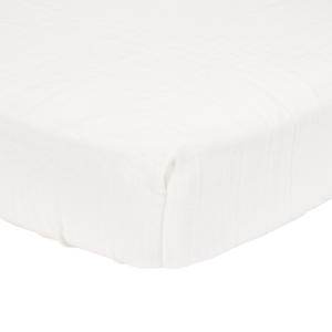 katoen hydrofiel wieghoeslaken Soft White