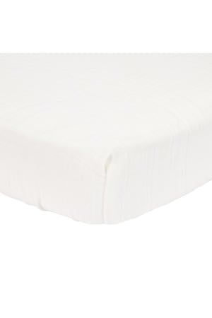 katoen hydrofiel wieghoeslaken Soft White