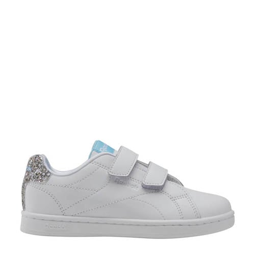 Reebok Classics Royal Complete Clean Alt 2.0 sneakers wit/lichtblauw Jongens/Meisjes Imitatieleer