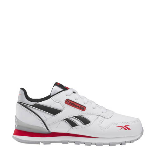 Reebok Classics Step 'N' Flash sneakers met lichtjes wit/grijs/rood Jongens/Meisjes Imitatieleer