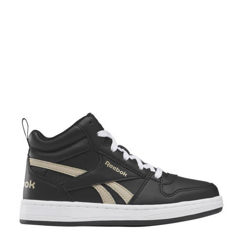 Reebok Classics Royal Prime 2.1 sneakers zwart/zand/wit Jongens/Meisjes Imitatieleer