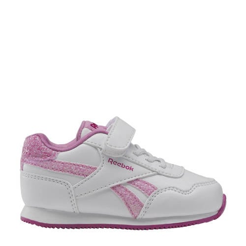 Reebok Classics Royal Prime Jog 3.0 sneakers wit/roze Jongens/Meisjes Imitatieleer