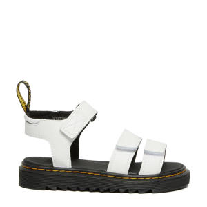 leren sandalen wit