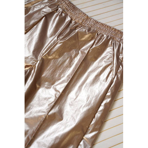 B.Nosy metallic tapered fit broek Bette rozegoud Meisjes Polyester Effen 98