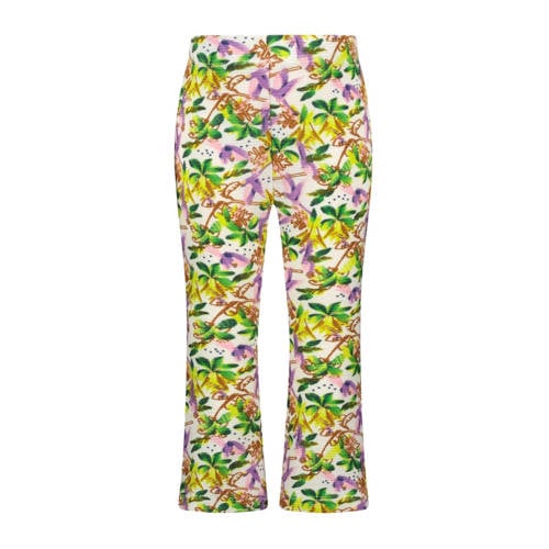 B.Nosy gebloemde flared broek groen/roze/wit Meisjes Polyester Bloemen