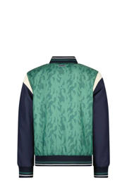 thumbnail: B.Nosy bomberjack zomer Gijs groen/donkerblauw/ecru