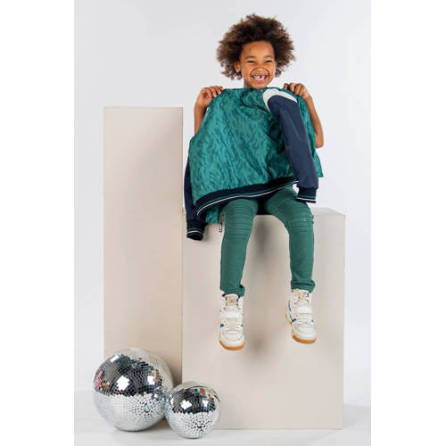 B.Nosy bomberjack zomer Gijs groen donkerblauw ecru Jas Jongens Polyester Ronde hals 98