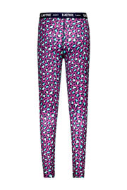 thumbnail: B.Nosy sportlegging Amber paars/aqua/donkerblauw