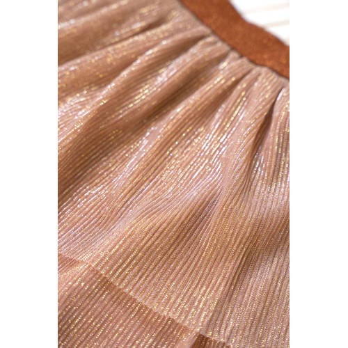 B.Nosy rok Beth roze goud Meisjes Polyester Effen 122 128