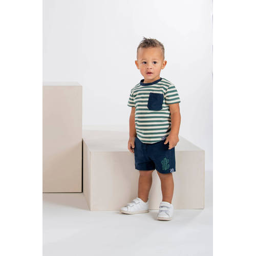 B.Nosy sweatshort Garret met printopdruk donkerblauw Korte broek Printopdruk 74