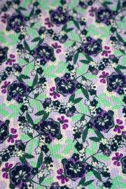 thumbnail: B.Nosy gebloemde jurk Verona paars/mintgroen/donkerblauw