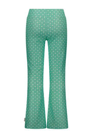thumbnail: B.Nosy flared broek met all over print mintgroen