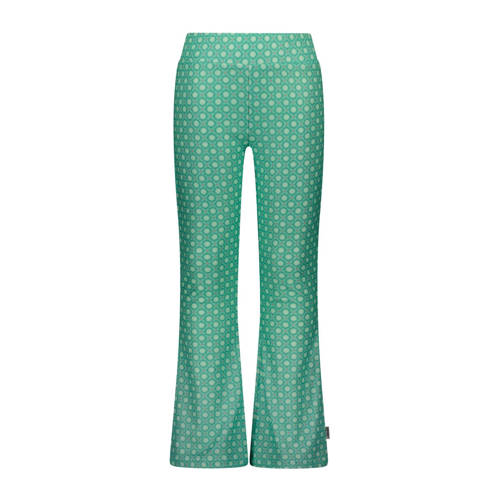 B.Nosy flared broek met all over print mintgroen Meisjes Gerecycled polyester