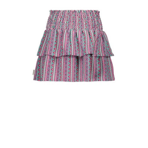 B.Nosy rok met all over print roze mintgroen Meisjes Polyester All over print 98