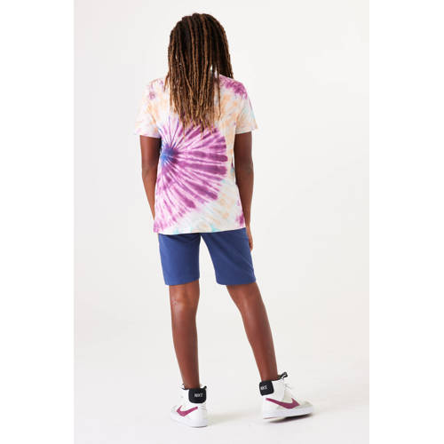 Garcia tie-dye T-shirt multi Meisjes Katoen Ronde hals Tie-dye 176